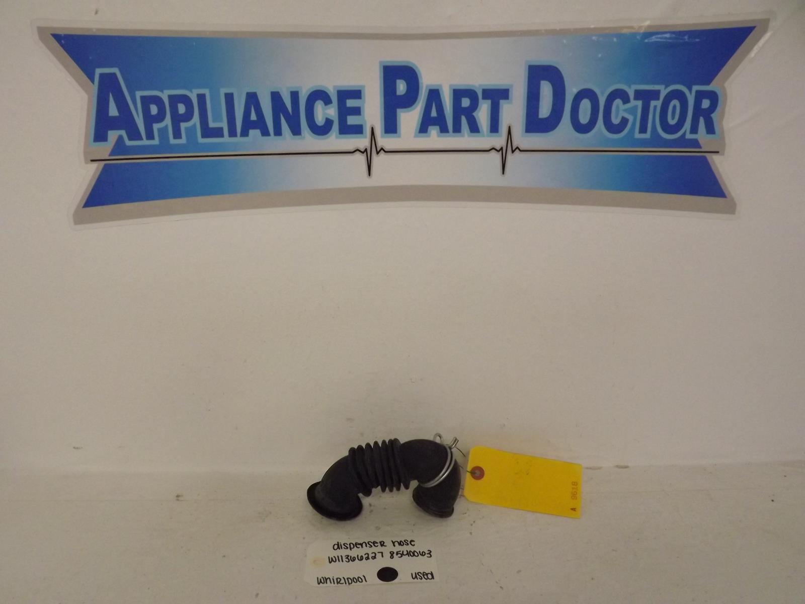 Whirlpool Washer W11366227 8540063 Dispenser Hose Used Whirlpool Washer W11366227 8540063 Dispenser Hose Used